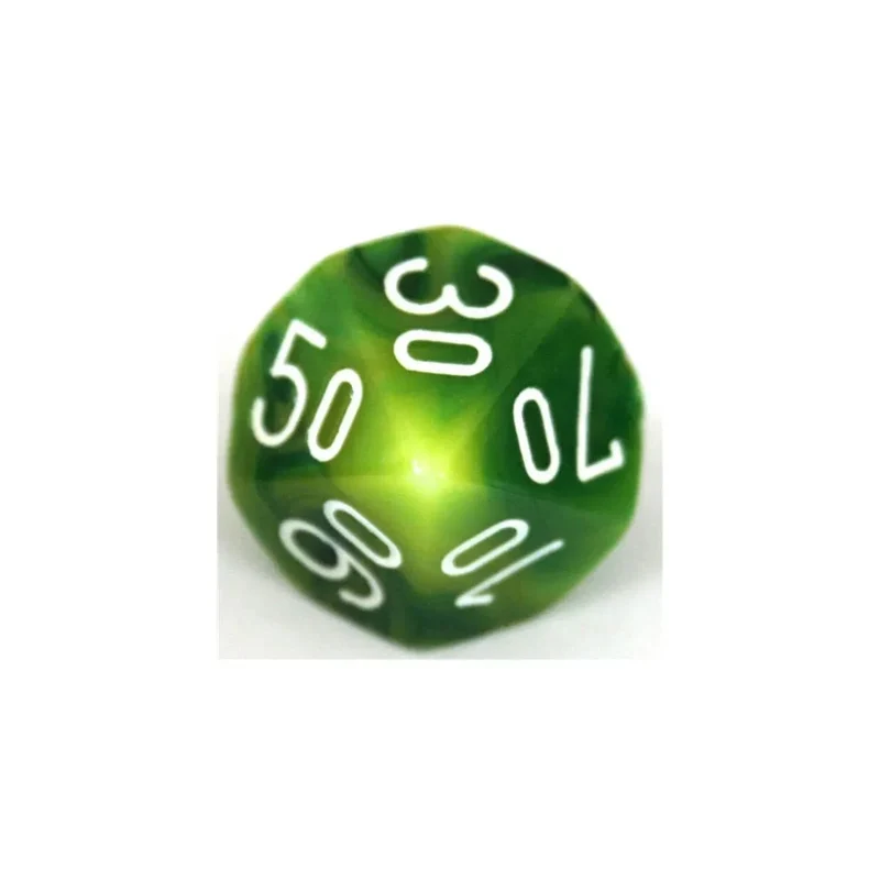 Chessex Phantom Green/White W10-0