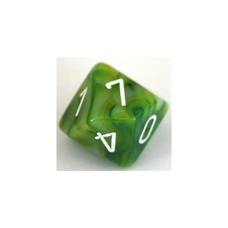 Chessex Phantom Green/White W10