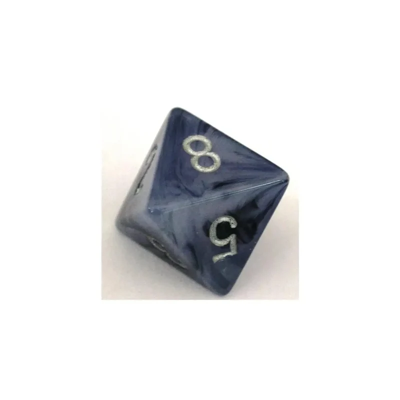 Chessex Phantom Black/Silver W8
