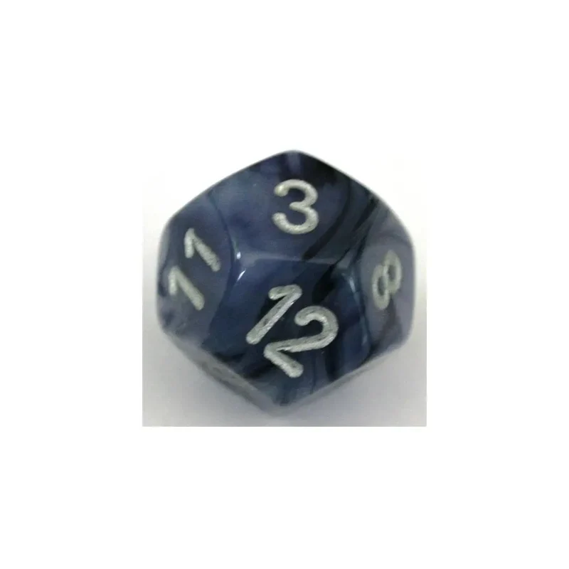 Chessex Phantom Black/Silver W12