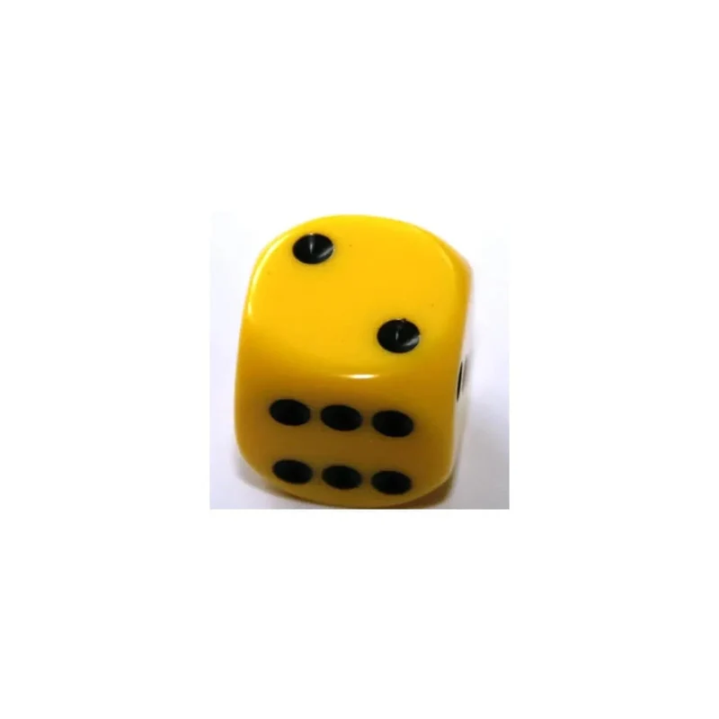 Chessex Opaque Yellow W6 16mm