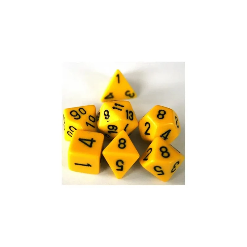 Chessex Opaque Yellow Set