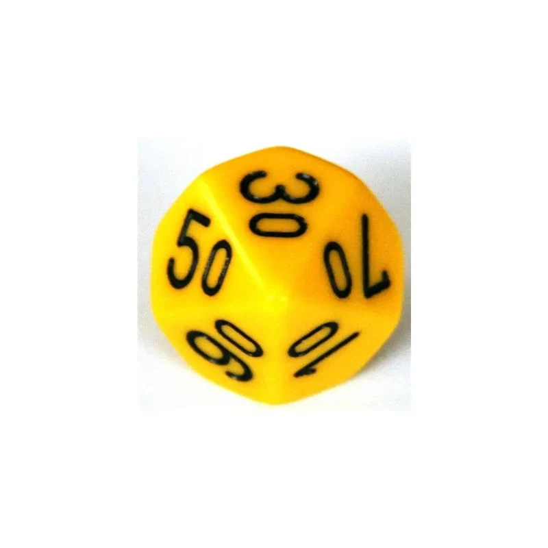 Chessex Opaque Yellow W10-0