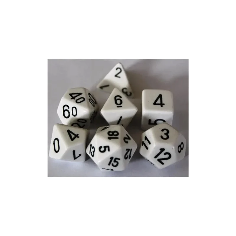 Chessex Opaque White Set