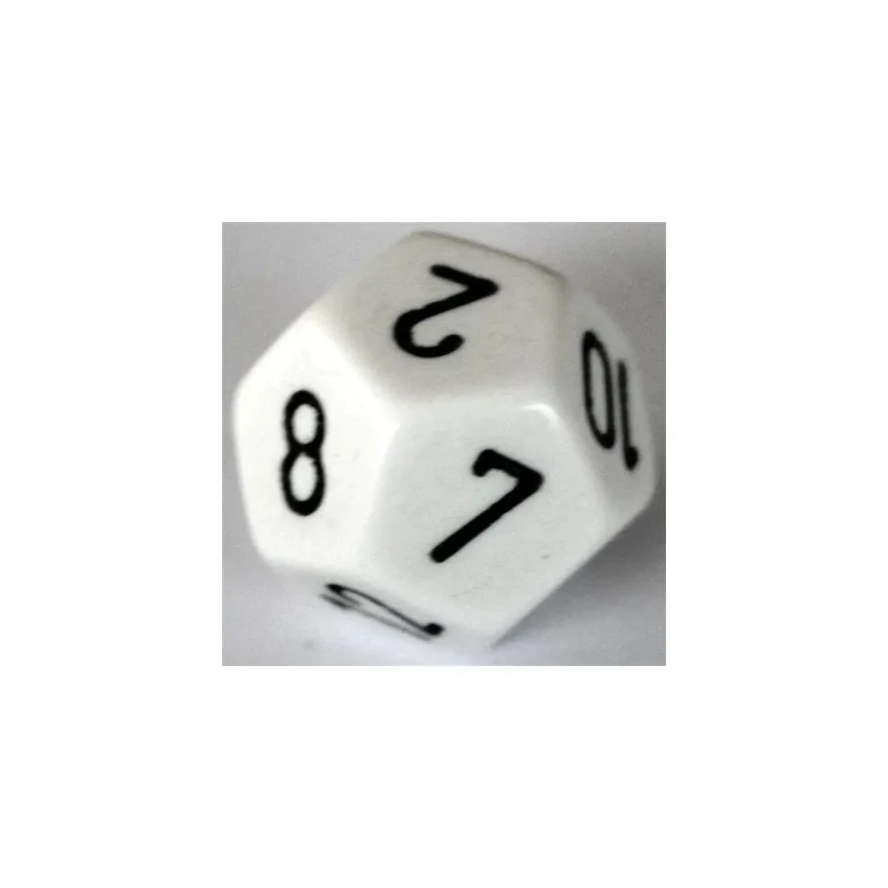 Chessex Opaque White W12