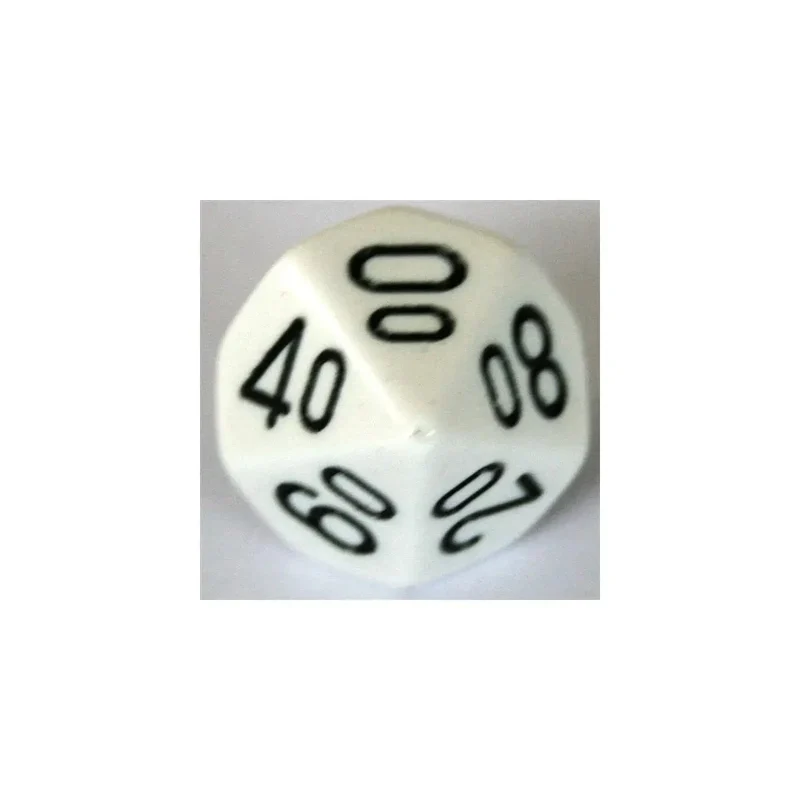 Chessex Opaque White W10-0