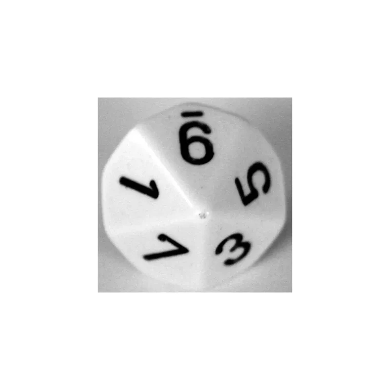Chessex Opaque White W10