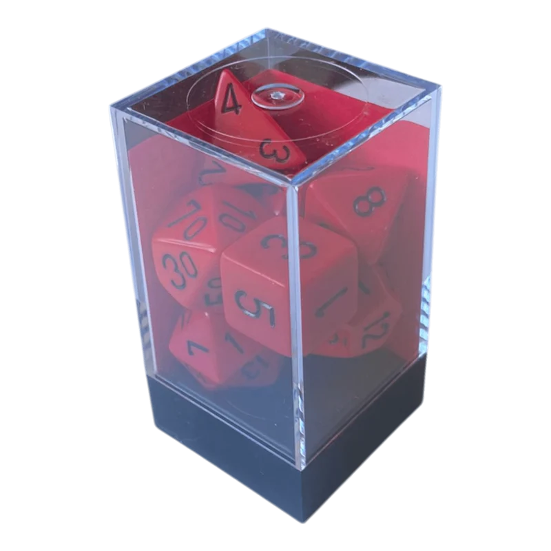 Chessex Opaque Red/Black Set