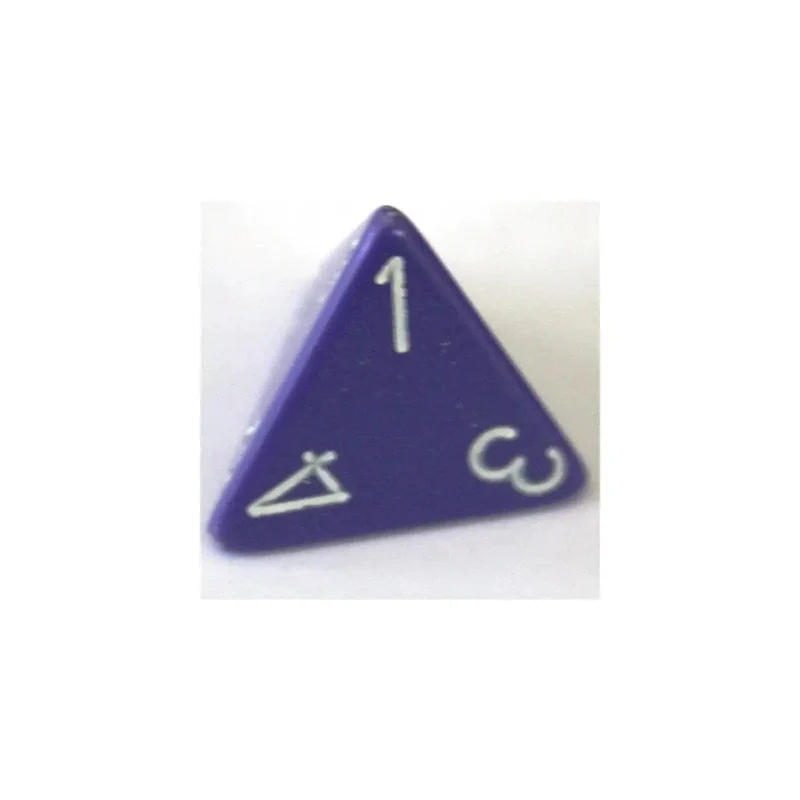 Chessex Opaque Purple/White W4