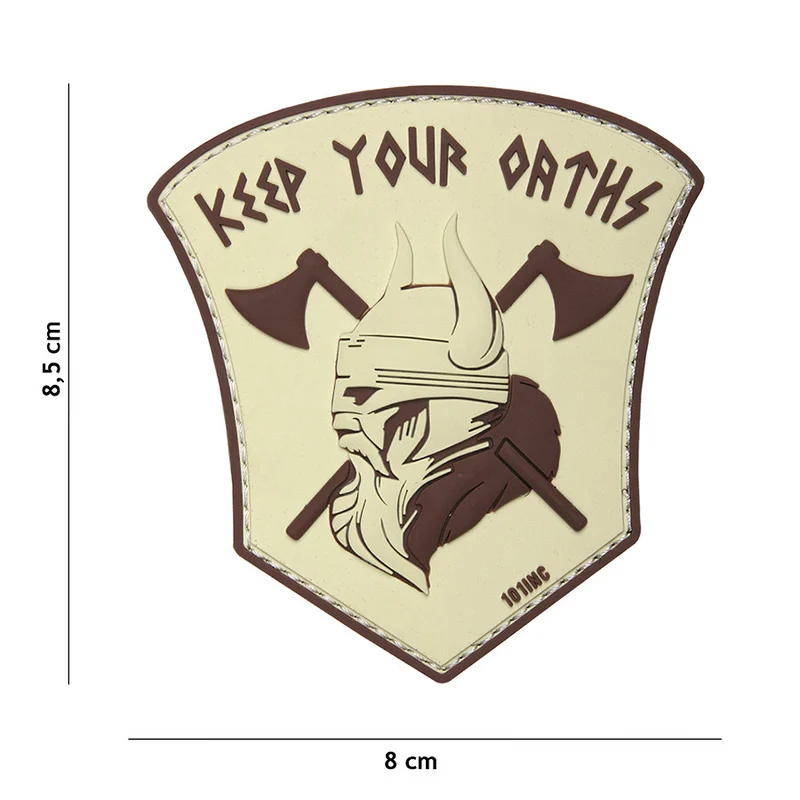 Patch 3D PVC Keep Our Oarths