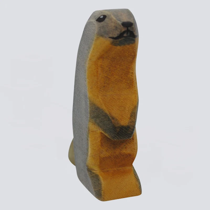 Holzwald Holzfigur Murmeltier