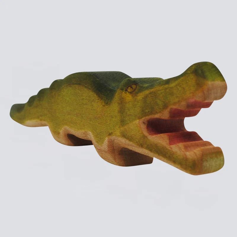 Holzwald Holzfigur Krokodil