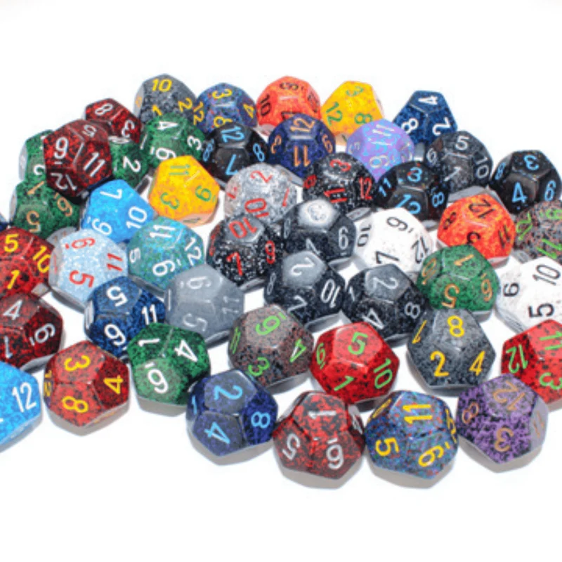 Chessex Speckled Bag of 50x W12