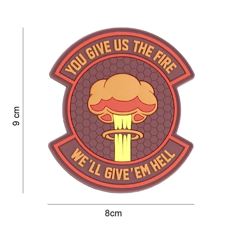 Patch 3D PVC We give 'em Hell