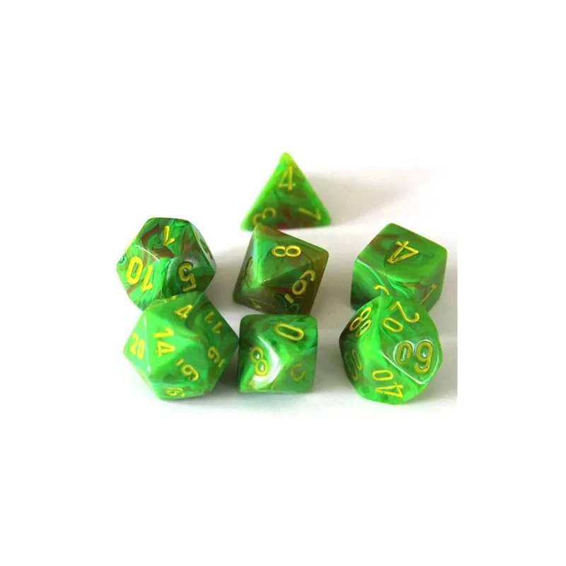 Chessex Vortex Slime/yellow Set