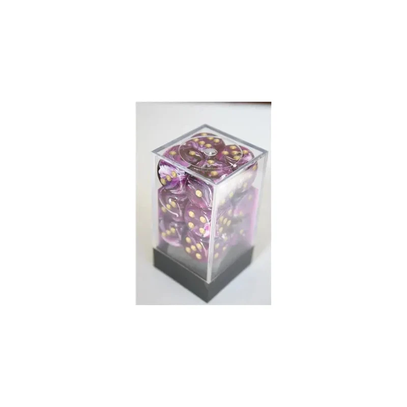Chessex Vortex Purple/Gold W6 16mm Set