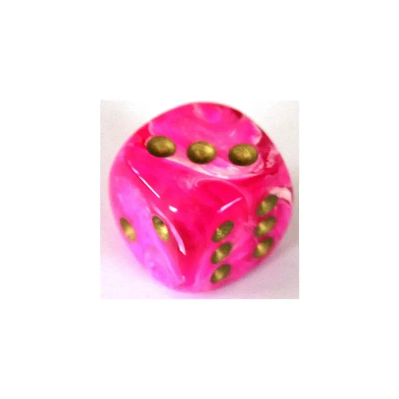 Chessex Vortex Pink/Gold W6 16mm