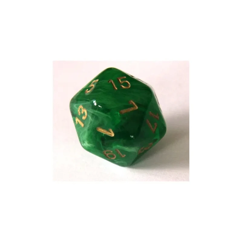 Chessex Vortex Green/Gold W20