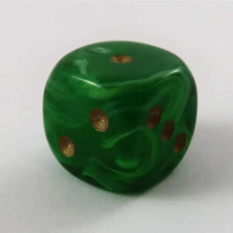Chessex Vortex Green W6 12mm