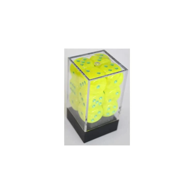 Chessex Vortex Electric Yellow W6 16mm Set