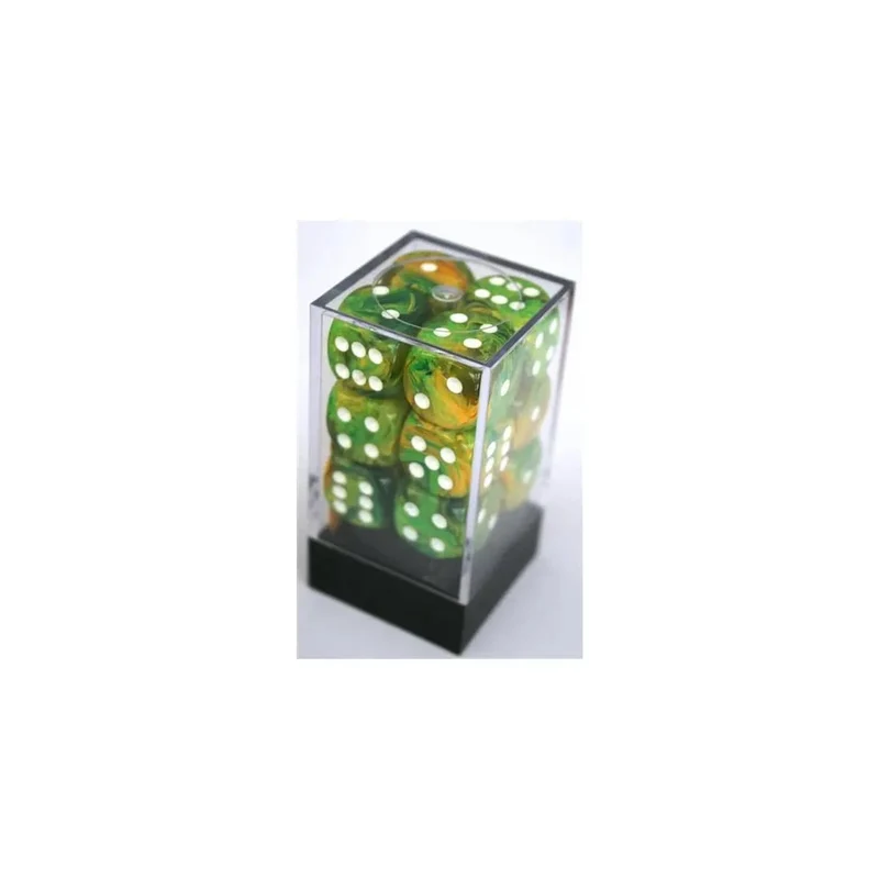 Chessex Vortex Dandelion/White W6 16mm Set