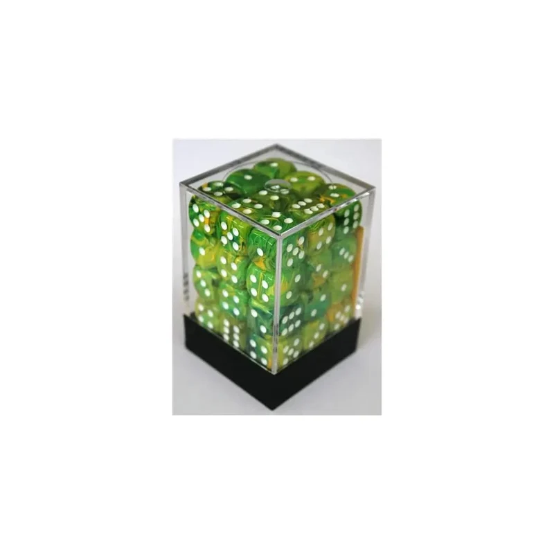 Chessex Vortex Dandelion/White W6 12mm Set