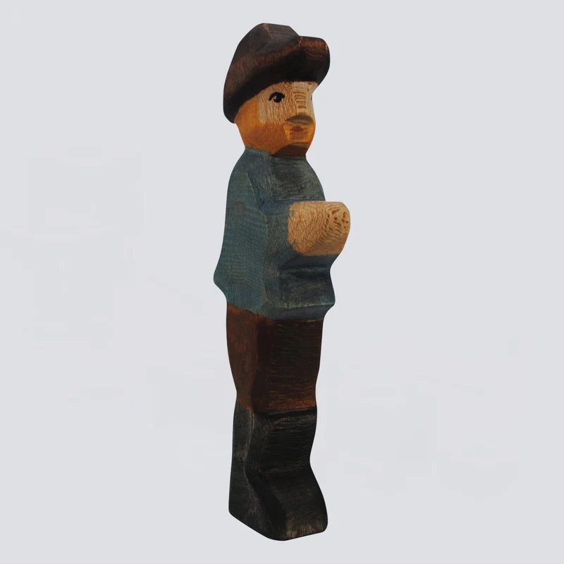 Holzwald Holzfigur Bauer