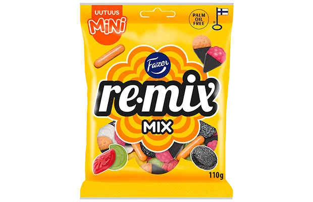 Fazer Remix Mini Mix karkkipussi 110g