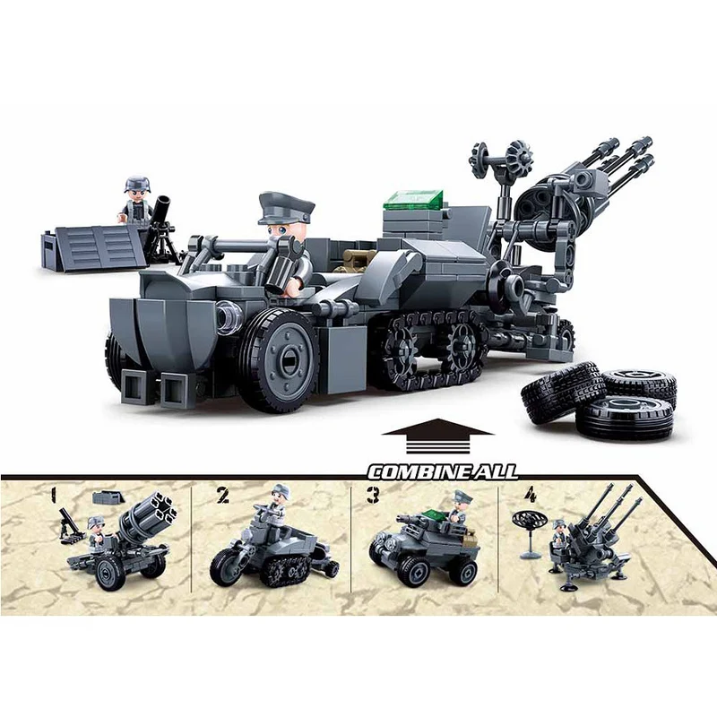 Sluban German Army 4into1 M38-B0681