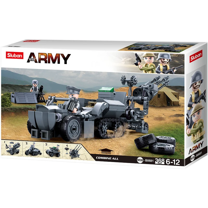 Sluban German Army 4into1 M38-B0681
