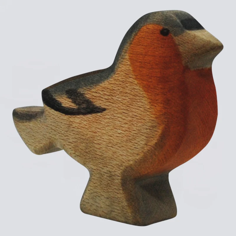 Holzwald Holzfigur Buchfink