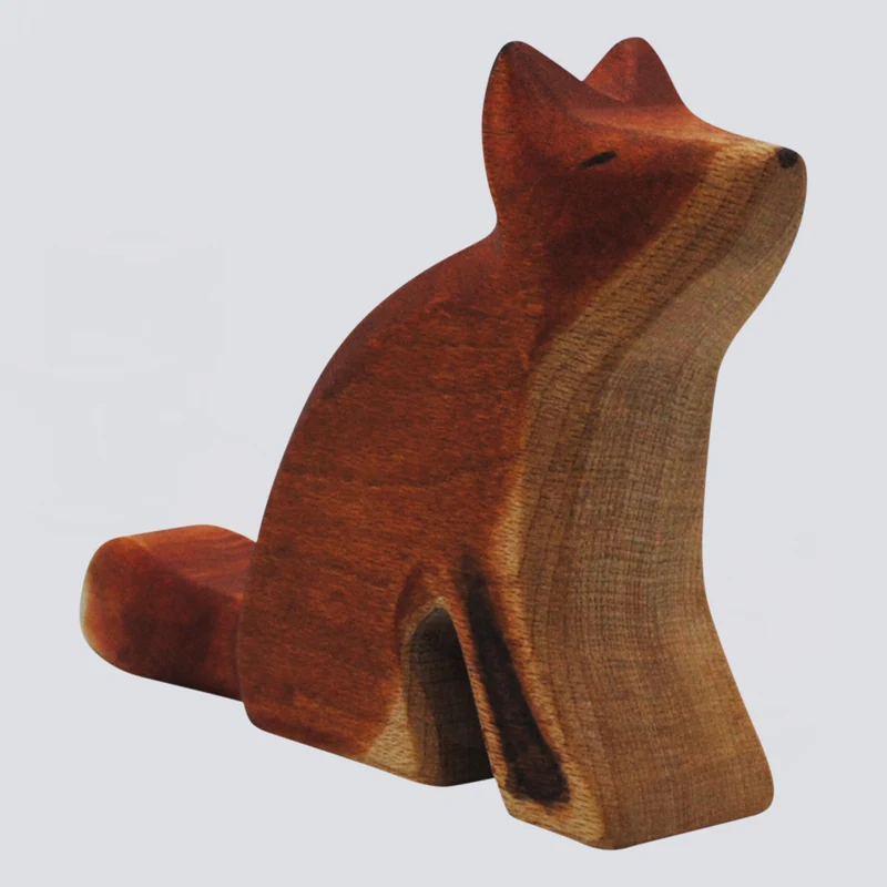 Holzwald Holzfigur Fuchs