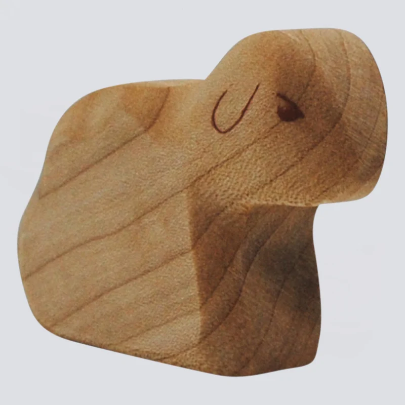 Holzwald Holzfigur Lamm