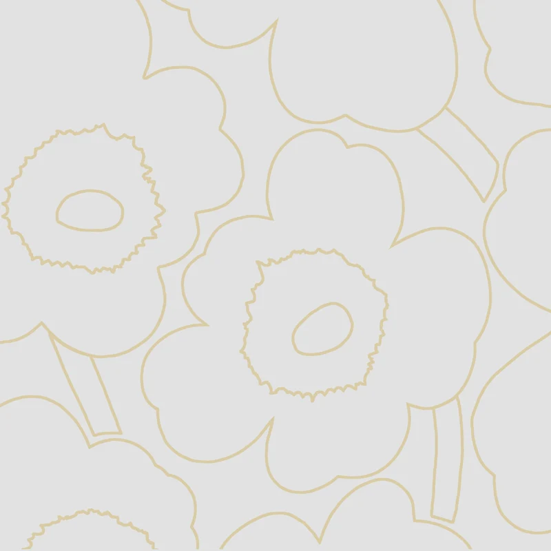 Marimekko Piirto Unikko kermakulta lautasliina 20kpl/33cm