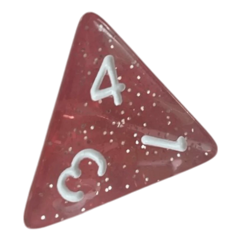 W4 Glitzerwürfel in Pink