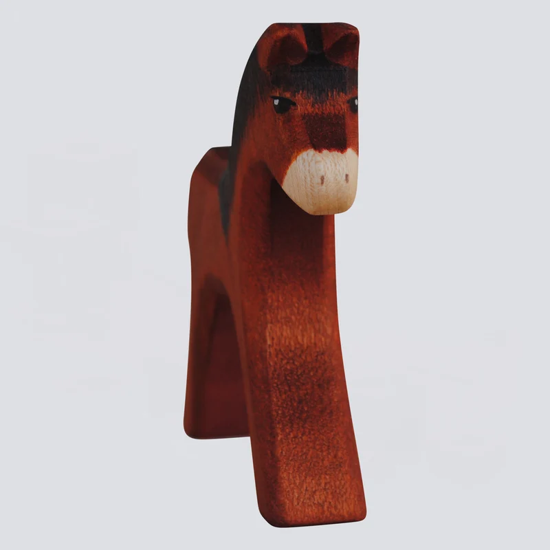 Holzwald Holzfigur Fohlen