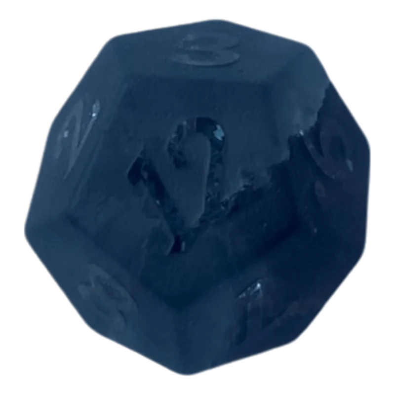 Black Frosted Glaswürfel W12