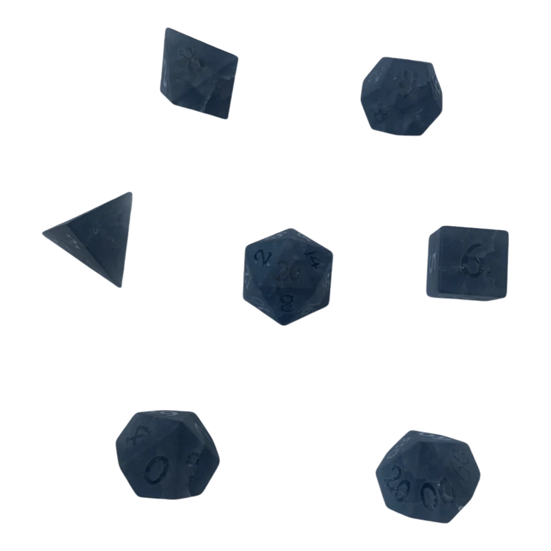Black Frosted Glaswürfel Set
