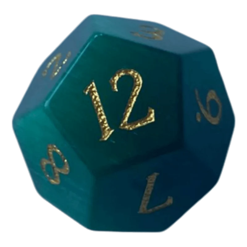 Dunkelgrün Opal Glaswürfel W12
