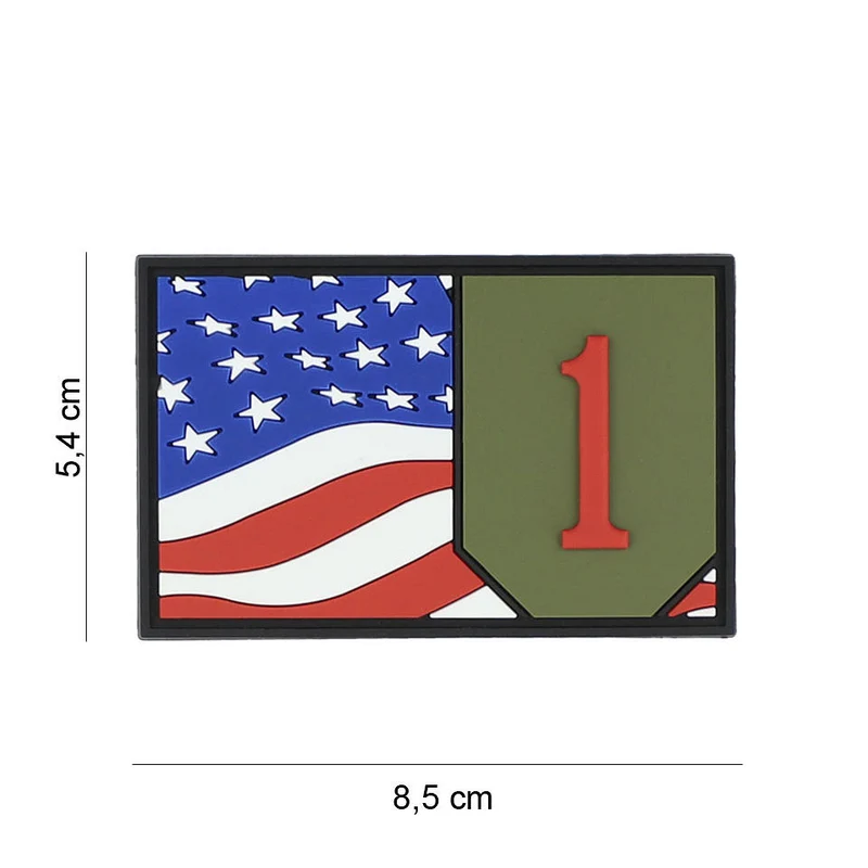 Patch 3D PVC 1st Infantry Flag