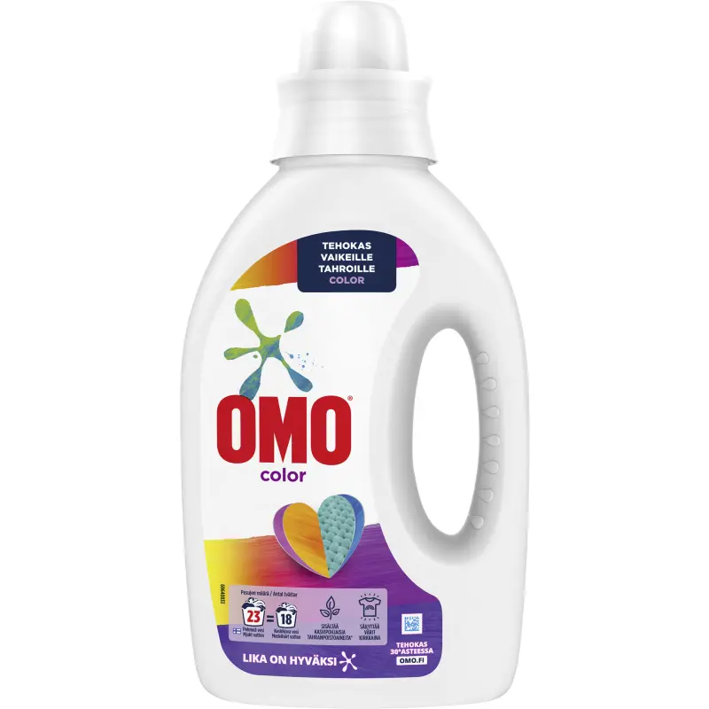 Omo pyykinpesuneste 920ml Color x 6 kpl