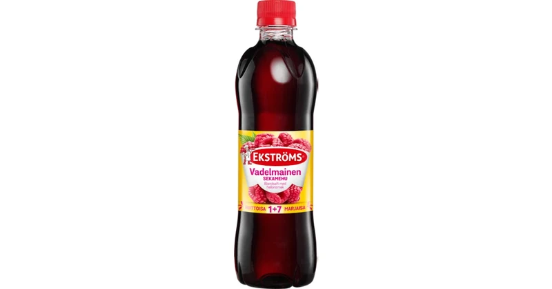 Ekströms vadelmainen sekamehutiiviste 0,5l
