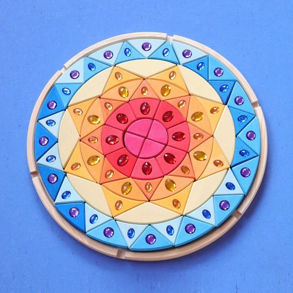 Grimm's Glitzermandala Sonne