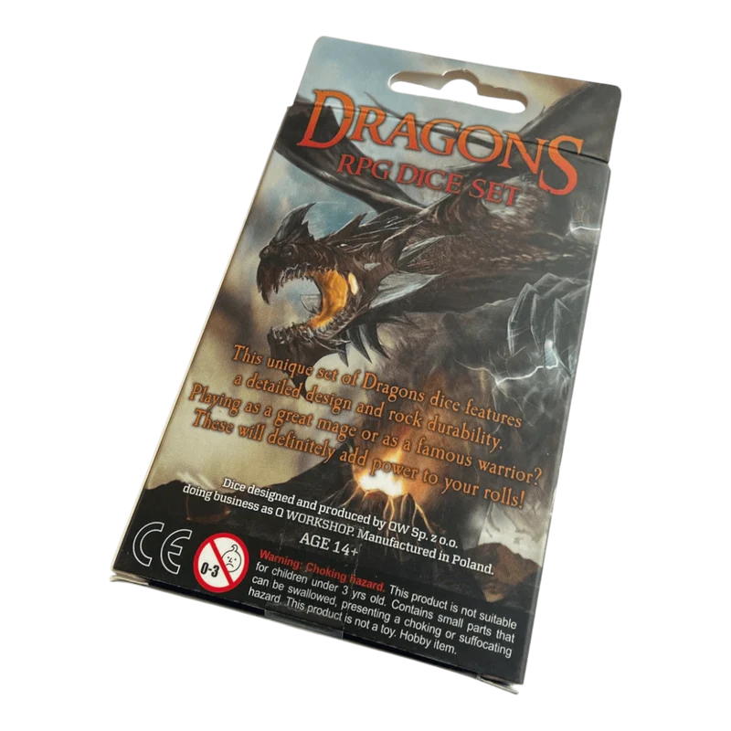 Dragons RPG Würfel 7er Set: Quartz
