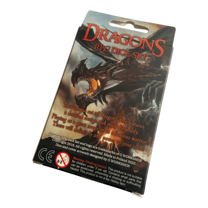 Dragons RPG Würfel 7er Set: Opal