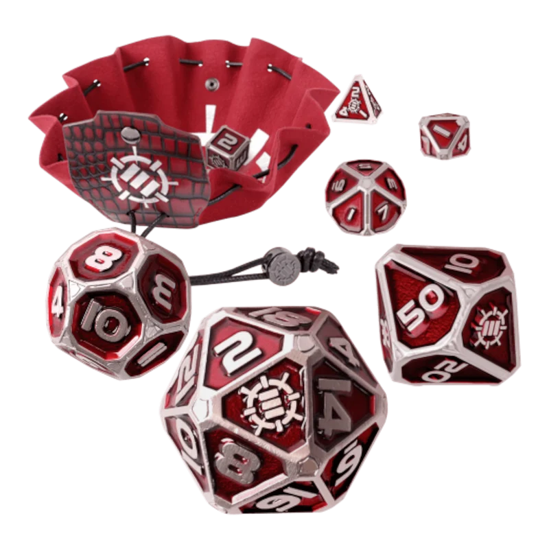 RPG Metallwürfel Set (Rot) Enhance Collectors Edition