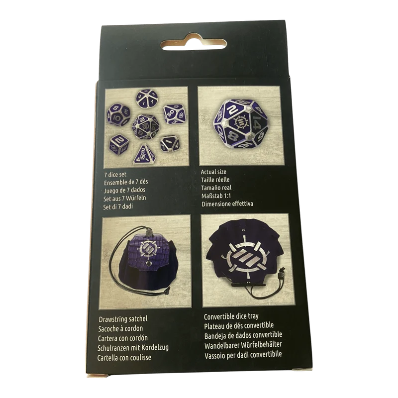 RPG Metallwürfel Set (Lila) Enhance Collectors Edition