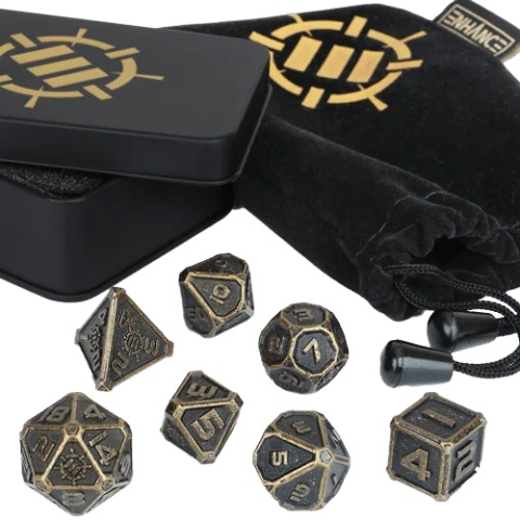 ENHANCE - Metalwürfel RPG Set