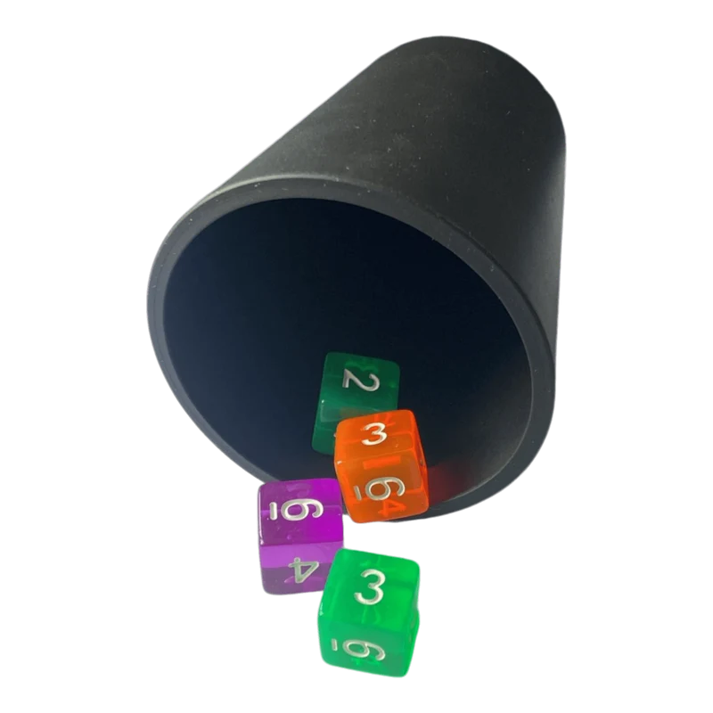 Chessex Würfelbecher Flexibel (Schwarz)
