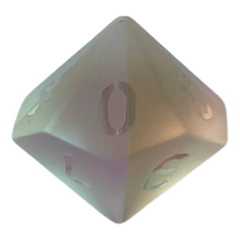 Regebogenfarben Frosted Glaswürfel W10